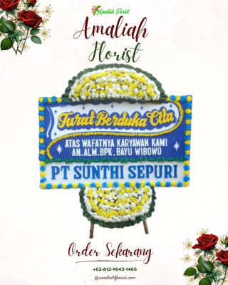Papan Bunga Duka di Ranjeng