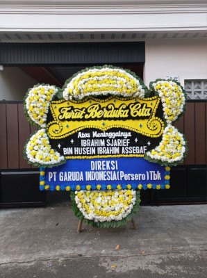Papan Bunga Duka di Ranjeng
