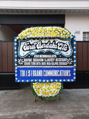 Papan Bunga Duka di Ranjeng